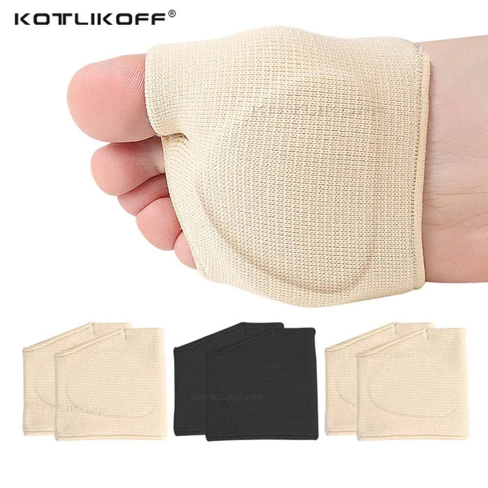 KOTLIKOFF Gel Sleeve Painful Metatarsal Heads Forefoot Pads Support Metatarsalgia Relief Calluses Toe Pad Inserts Feet Care Tool