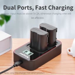 KingMa EN-EL15 ENEL15 Battery LCD Dual Charger For Nikon Z5 Z6 Z6II Z7 Z7II D500 D600 D610 D750 D780 D800 D800E D810 D810A D850