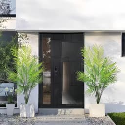125CM Artificial Plants Large Palm Trees Green Realistic Tropical Fake Trees Indoor And Outdoor Shrubs Home Room Decoration