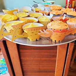 24pcs Dinosaur Cupcake Wrappers Toppers Cake Table Decorations Dino Party Supplies for Boys Kids Birthday Party Decor Favors