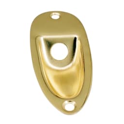 Metal Input Jack Socket Plate With Screws For ST Style Electric Guitar Chrome/Black/Gold/Bronze/Red Copper Guitar Accessories