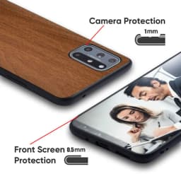 for Samsung Galaxy S26 S25 S24 S23 S22 S21 Ultra Plus Fe Edge Case coque stylish premium wood pattern PU leather phone case