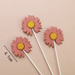 Forest Style Little Daisy Cute Girl Happy Birthday Cake Toppers Cake Decorating Party Decorations For Baking Lovely Gifts