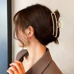 Multi Style Gold Metal Hair Claw Clips Hollow Geometric Butterfly Jaw Clips Strong Hold Non Slip Hair Crab Clamp for Women Thick