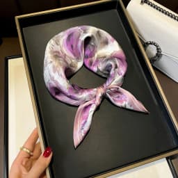 2026 plaid brand women scarf summer 100% silk scarves shawls lady wraps soft pashimina female Echarpe beach stole bandana