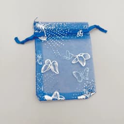 Organza Gift Bags, Butterfly, Rose, Heart, Organza Sachet, Wedding Packaging, Jewelry Storage Bags, Drawstring Bag, 100Pcs, 7x9