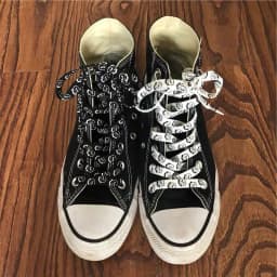 1 Pair Grimace Pattern Flat Shoelaces Women Men High-top Canvas Sneakers Shoe Laces Shoe Strings