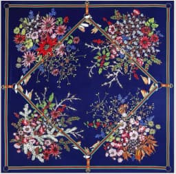 Silk Scarf Women Large Shawls Stoles Cashew Print Square Scarves Echarpes Foulards Femme Wrap Bandanas 130*130CM