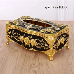 Creative bedroom office desk tissue box European luxury paper box universal paper box family KTV hotel car storage paper towel