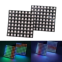 WS2812B RGB LED Digital Flexible Individually Addressable Panel Strip Light WS2812 8x8 16x16 8x32 Module Matrix Screen DC5V
