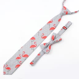 Cartoon Floral Children Tie Bowtie Set Cotton Skinny Slim Casual Solid Color Boys Girls Colorful Adjustable Shirt Gravata Gift
