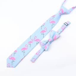 Cartoon Floral Children Tie Bowtie Set Cotton Skinny Slim Casual Solid Color Boys Girls Colorful Adjustable Shirt Gravata Gift