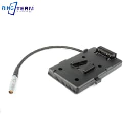 Wooden Camera 167000 WC BP Type RED Power Braided Cable V-Shaped Mounting Battery Plate Suitable For Red Epic Scarlet Camera