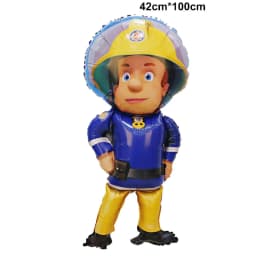 Jumbo Fireman Sam Balloons Fire Truck Foil Ballons Firefighter Themed Birthday Party Decortions Baby Shower Fire Engine Ballons