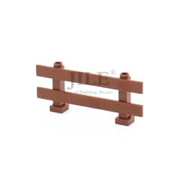 Moc Fence 1x8x2 2/3 Rail Handrail 6079 DIY Building Blocks Brick Compatible with City Street View Accessory Particles Toys