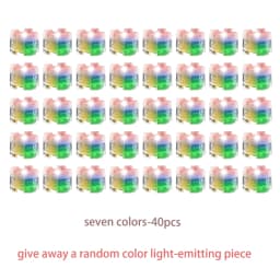 City LED Luminous Building Block minifigs Parts 2X2 Round Bricks DIY Decorative Ornament Pink and White Children Puzzle Toys