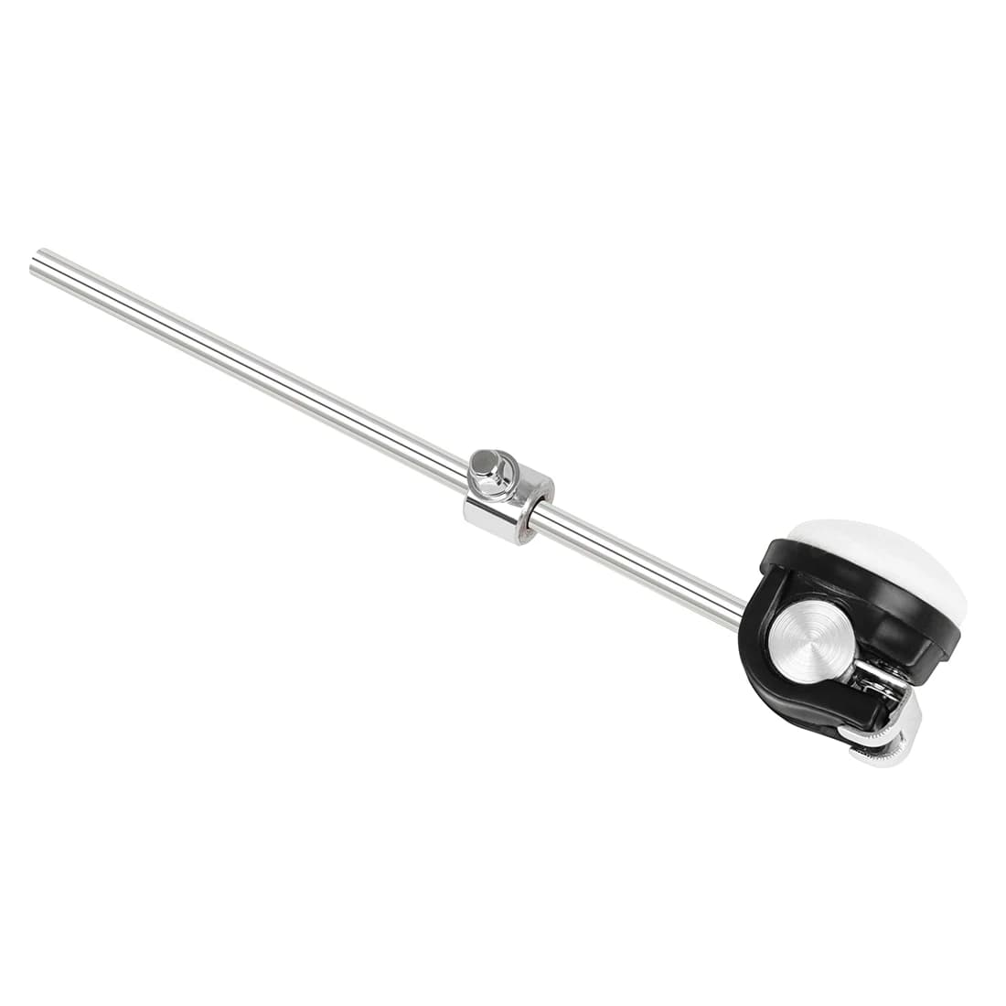 Drum Pedal Beater Hammer Addition Counterweight Replacement for Drum Set Kit Accessory Stainless Steel Shaft Pedal Beater Head