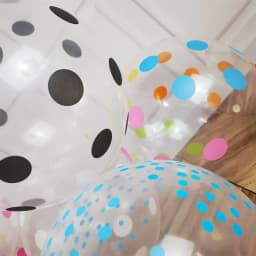 10pcs polka dot transparent balloon 12 inch thick polka dot balloon birthday party wedding anniversary decoration latex balloon