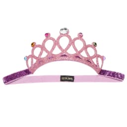 Baby Glitter Rhinestone Children's Hairband Sweet Princess Crown Hat Girl One 1st Happy Birthday Party Decor Head Band Hat Favor