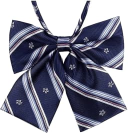 VEEKTIE Bow tie Ribbons Fashion Japanese JK/DK Style Striped School Uniform Bow Tie for Girls Korean Cosplay Women Butterfly