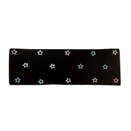 Geebro Women Ribbed Elastic Pearl Heart Headband Soft Bow Star Stripe Hair Band Yoga Running Slouchy Girls Hair Accessories