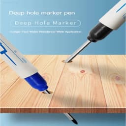 4 Pcs/Set 30mm Long Head Markers Carpenter Construction Deep Hole Marker Pens Multi-purpose Marking Pen Writing Tool