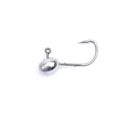 OUTKIT 10pcs Mini Jig Head Hook 4X Strong Rockfish Exposed Lead Head Hook Barbed Hook Trout Soft Worm Lure Jig Fishing Tackle
