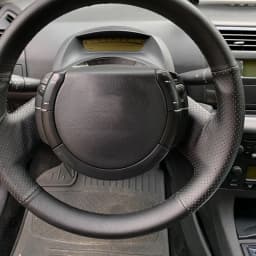 Leather Braid For Steering Wheel For Citroen Triumph C4 2005 2006 2007 2008 2009 2010 Car Steering Wheel Cover