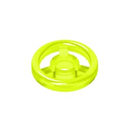 Gobricks GDS-1315 Vehicle, Steering Wheel Small, 2 Studs Diameter compatible with lego 30663 pieces of children's DIY gifts