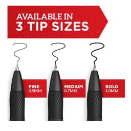1pcs American Sharpie Press Gel Pen 0.5mm Black Ultra-fast-drying Smooth Signature Pen Cute Stationery Office Accessories Caneta