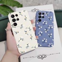 Nice Flowers Phone Case For Samsung Galaxy S25 FE S24 S23 S22 S21 S20 S10 Ultra Plus Note 20 Ultra 10 9 Plus Cover