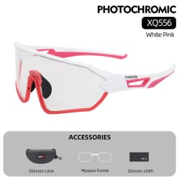 ThinkRider Bike Photochromic Cycling Glasses Bicycle Glasses Sports Men's Sunglasses MTB Road Cycling Eyewear Protection Goggles