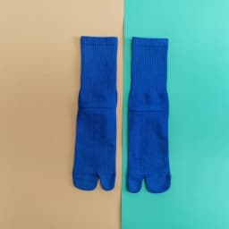 Color five-finger cotton sweat-absorbing breathable sports socks Japanese candy color split-toe women's socks