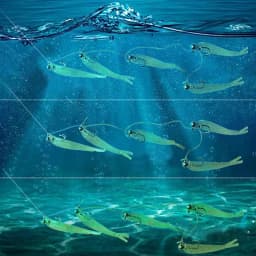 AS Cluster Soft Lure Jig Head T Tail Wobbler Fishing Bait Pesca Metal Fish Sea Bass Leurre Tackle Swim Cast Bait