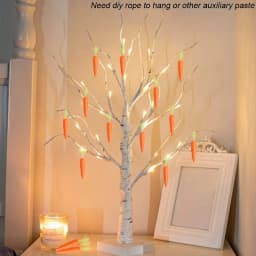 10/25/50Pcs Easter Decoration Simulation Carrot Artificial Mini Foam Vegetable Carrots Easter Ornament Home Decoration Kids Gift