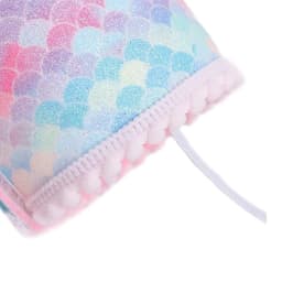 1pcs Mermaid Birthday Rainbow Crown Cap 1st 2nd 3rd Years Kids Baby Shower Hat With Rope Birthday Headband Mermaid Party Decor