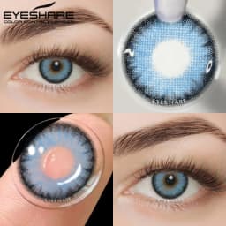 EYESHARE Color Contact Lenses for Eyes 2pcs PATTAYA Blue Green Colored Lenses Beautiful Pupil Yearly Makeup Cosmetic ContactLens