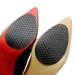 Insole Wear-resistant Tendon Rubber Sole Non-slip Stickers High Heels Forefoot Anti-skid Pad Sole Anti-slip Pad Unisex 10Pairs