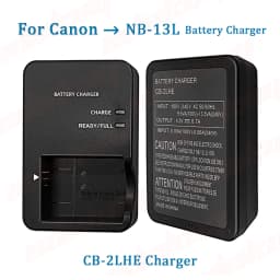 CB-2LH CB-2LHT CB-2LHE Battery Charger For Canon G5x G7x G9X Mark II Sx620 Sx720 Sx730 Sx740 HS Camera NB-13L Battery Charger