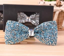 Diamond Luxury Men Bowtie Butterfly Banquet Wedding Shining Crystal Bow Tie Men Women Dress Business Party Bowknot Necktie