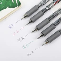 Kawaii 5 In 1 Multicolor Ballpoint Pens with Refills Pencil Leads Set 4 Color Ball Pens and Mechanical Pencil Multifunction Pen