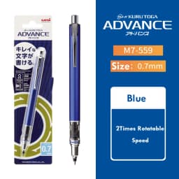 Uni Rotary Mechanical Pencils Japan Kuru Toga ADVANCE M5-559 0.3/0.5/0.7MM Portaminas Anti-Broken Core lapicero School Supplies