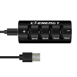 4 Slot LIR2032H LIR2032 LIR2025 LIR1632 LED Display 3.7V 3.6V Lithium Battery Charger for USB Quick Charger