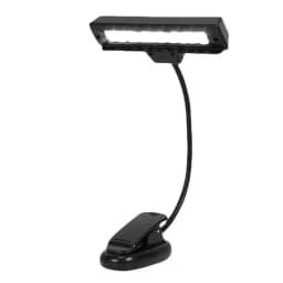 10 LED White Reading Orchestral Sheet Music Stand Light Lamp Battery Version