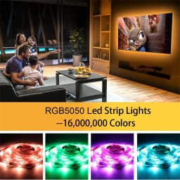 Led Strip Light USB Bluetooth RGB 5050 Led Tape Music Sync Flexiable Ribbon for TV Backlight PC Screen Background Lighting