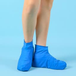New Thickened Elastic Latex Shoe Covers Waterproof Shoe Covers Outdoor Rain Boots PVC Silicone Anti Slip Thick Rain Shoe Covers