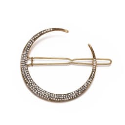 New Geometric Stars Moon Rhinestone Hair Clip Set Snowflake Star Bride Hairpins Women Side Clip Hair Barrettes Hair Jewelry Gift