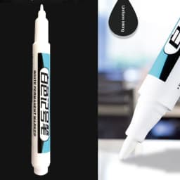 1/4Pcs White Permanent Paint Pen Set for Wood Rock Plastic Leather Glass Stone Metal Canvas Ceramic Deep Hole Marker 0.7mm