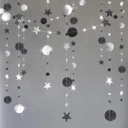 13ft Gold Twinkle Little Star Party Garlands Glitter Hanging Moon Stars Decorations Kids Birthday Baby Shower Ramadan EID Party