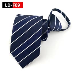 Zipper Tie Bowtie Wedding Classic Floral Striped Paisley Necktie For Men Women Zipper Pre-tied Black 7cm Tie For Gift Cravat
